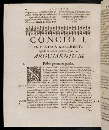 88-115, Concio I. - Concio III.