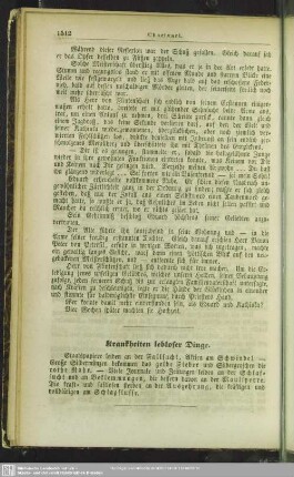 Krankheiten lebloser Dinge