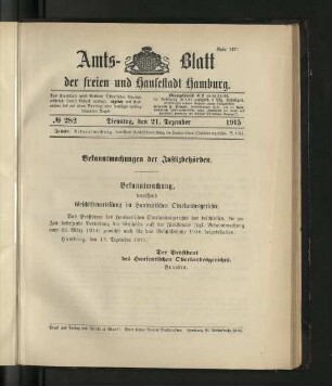 No. 282, 21. Dezember 1915