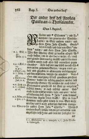 Der ander brif deß Apostels Paulu an di Thessaloniker.