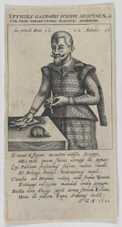 Bildnis des Gasparus Scioppius