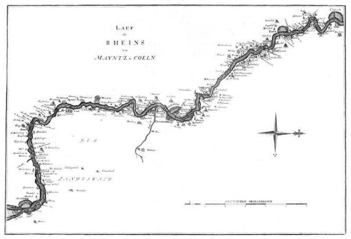 Lauf des Rheins von Mayntz bis Coeln