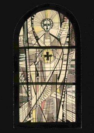 Entwurf für ein Emporenfenster in der Evangelischen Kirche in Caldern