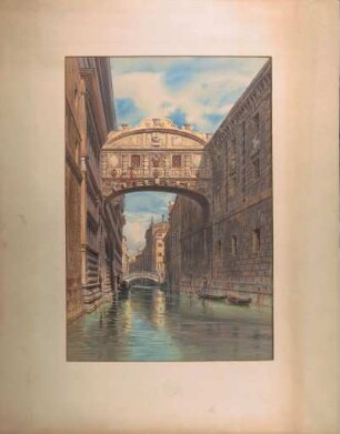 Die Seufzerbrücke in Venedig