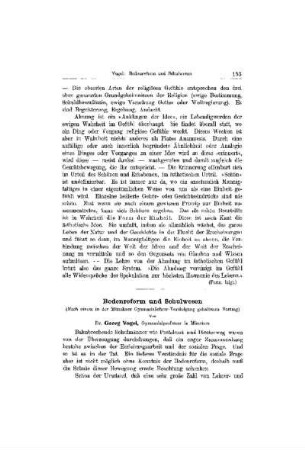 Bodenreform und Schulwesen : (Nach einem in der Münchner Gymnasiallehrer-Vereinigung gehaltenen Vortrag)