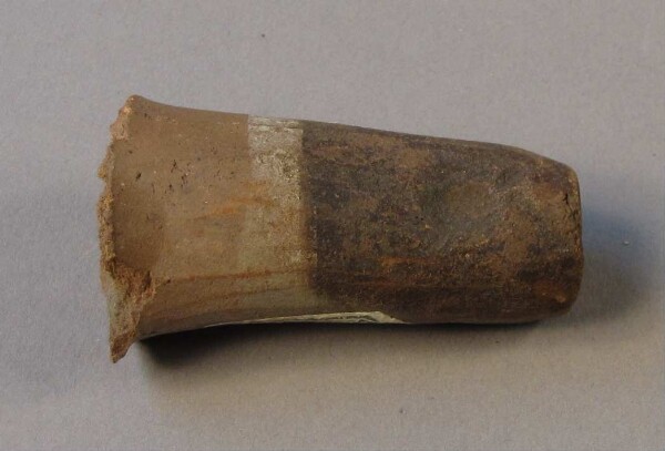 Fragment of a clay rattle