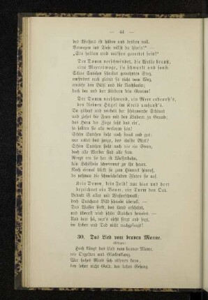 30. Das Lied vom braven Manne.