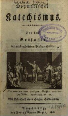 Dogmatischer Katechismus