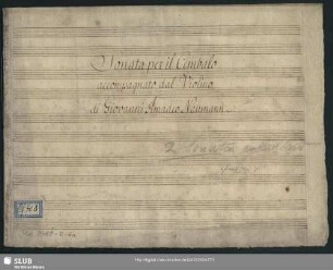 Sonatas - Mus.3480-R-6a : cemb, vl - D