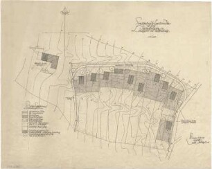 Gsaenger, Gustav; Lenggries (Bayern); Ferienkolonie - Erschließung u. Baulinienplan (Lageplan)