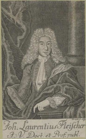 Bildnis des Joh. Laurentius Fleischer