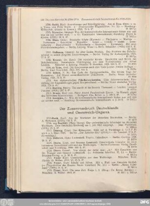 Der Zusammenbruch Deutschlands und Oesterreich-Ungarns.