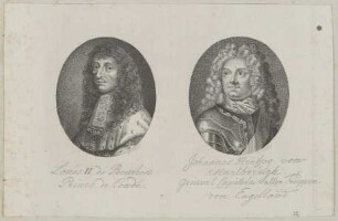 Bildnis des Louis de Condé und des John Churchill of Marlborough