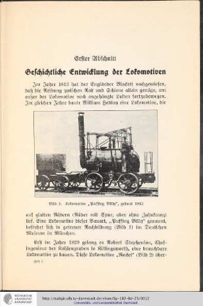 Geschichtliche Entwicklung der Lokomotiven