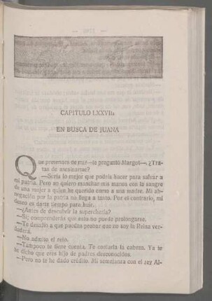 Capítulo LXXVIII - En busca de Juana