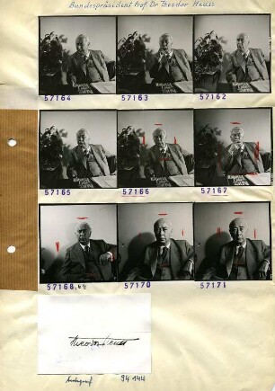 Portraitserie Theodor Heuss