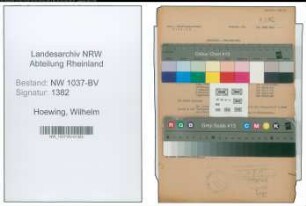 Entnazifizierung Wilhelm Hoewing , geb. 08.04.1893 (Verwalter)