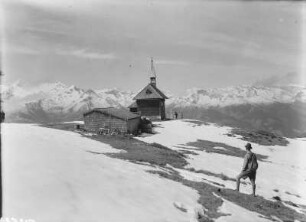 Österreich, Elisabethkapelle : Österreich. Blick zur Elisabethkapelle (1904/05) auf der Schmittenhöhe