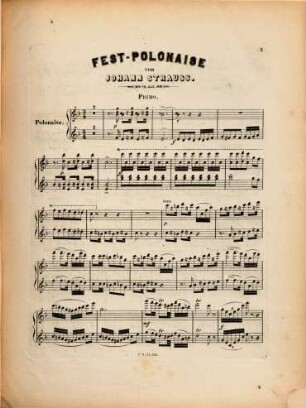 Fest-Polonaise : für großes Orchester ; op. 352