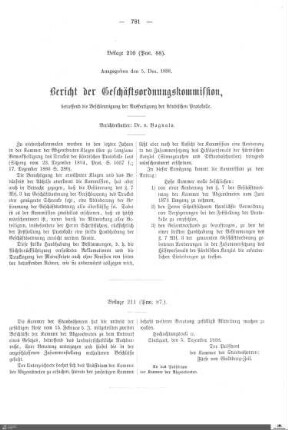 Beilagen zu Protokoll, 88. Sitzung