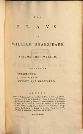 Plays, T. 12