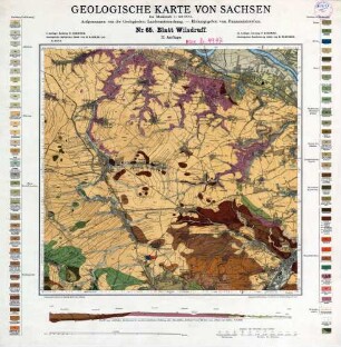 [4947] Wilsdruff, Geologische Karte von Sachsen