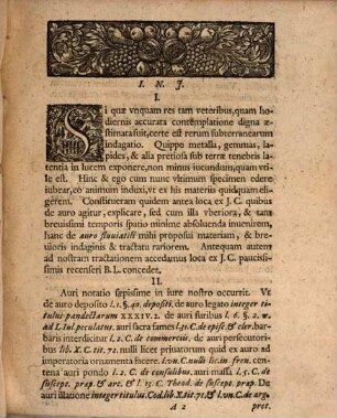 Dissertatio iuridica de auro fluviatili sive Von Wasch-Gold
