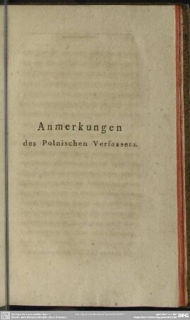 Anmerkungen des Polnischen Verfassers