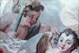 Singende und musizierende Engel
