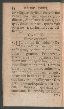Cap. X. Eiusdem Argumenti