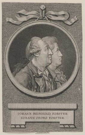 Doppelbildnis des Iohann Reinhold Forster und des Iohann Georg Forster