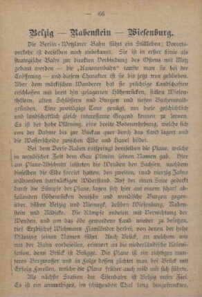 Belzig - Rabenstein - Wiesenburg