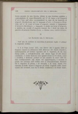Le Matrone del S. Sepolcro