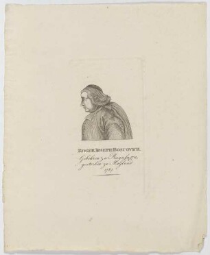 Bildnis des Roger Ioseph Boscovich