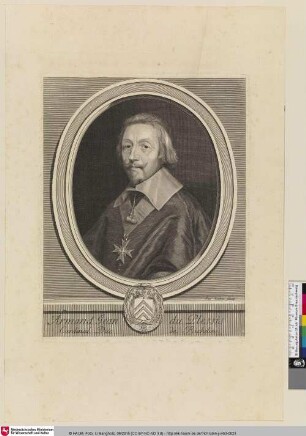 Armand Jean du Plessis Cardinal Duc de Richelieu