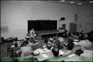Kernphysikalische Konferenz im Mittleren Hörsaal der Schule für Kerntechnik (SKT)
