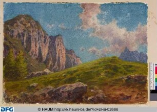 Blick auf Burg Peutelstein