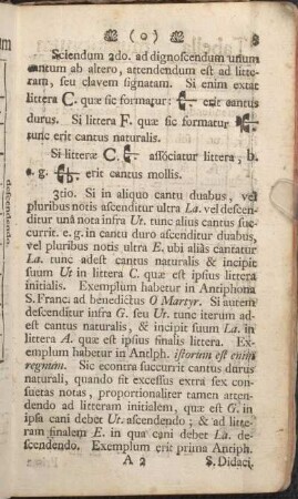 Sciendum 2do. ad dignoscendum unum cantum ab altero ...
