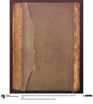 Skizzenbuch & Rückendeckel & Außenseite