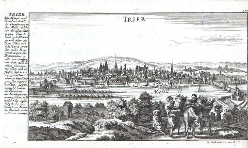 [Gesamtansicht der Stadt Trier von Westen] : Trier