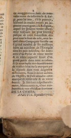 Notes sur la Lettre circulaire des Jésuites