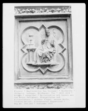Nordtür — Kirchenväter und Evangelisten — Heiliger Augustinus