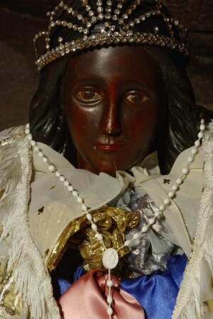 Frankreich. Provence. Bouches du Rhone. Les Saintes Maries de la Mer. Camargue. Kirche. Krypta. Heilige Sara