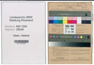 Entnazifizierung Helene Heen , geb. 03.02.1901 (Naeherin)