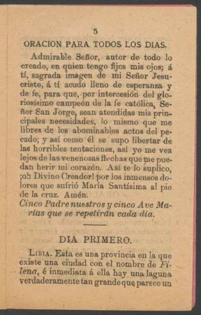 Oración para todos los días.
