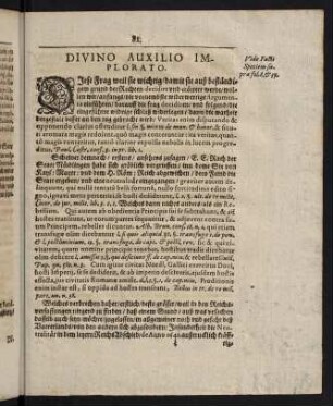 81-94, Divino Auxilio implorato.
