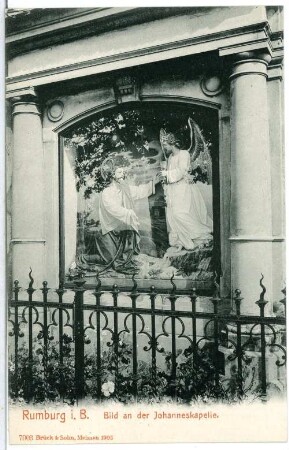 Rumburg. Bild in der Johanneskapelle