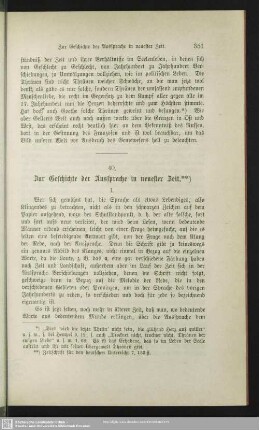 40. Zur Geschichte der Aussprache in neuester Zeit
