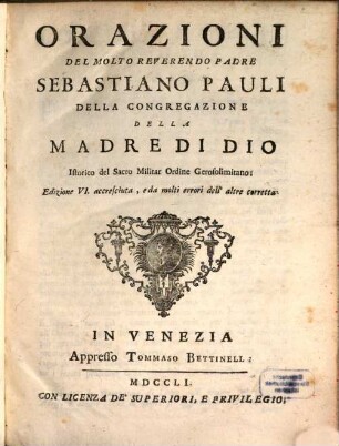 Orazioni