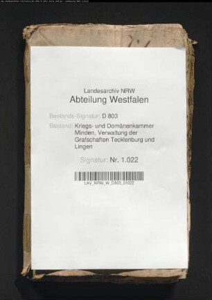 Ausweisung der Zuschläge in der Vogtei Ibbenbüren